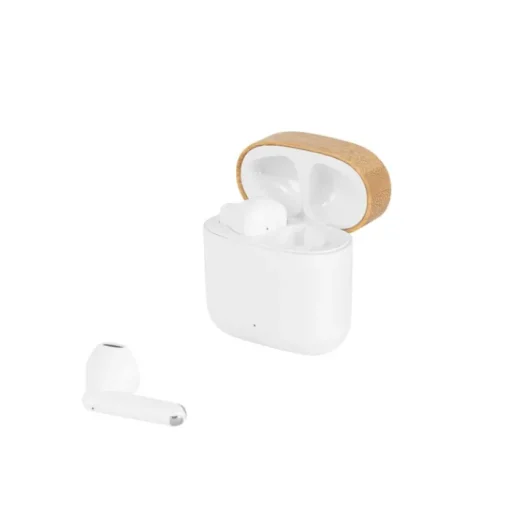 Gift Campaign Cuffie wireless con custodia in bambù e 5 ore di autonomia> Auricolari Personalizzati