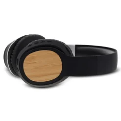 Gift Campaign Cuffie wireless di colore con dettagli in bambù> Cuffie Personalizzate