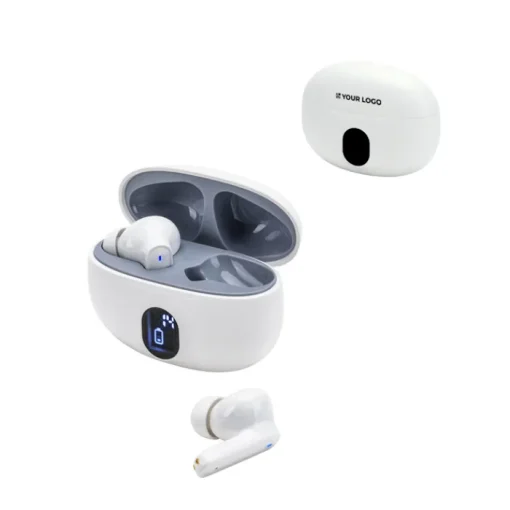 Gift Campaign Cuffie wireless in ABS riciclato con 4 ore di autonomia> Auricolari Personalizzati
