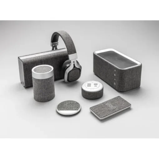 Gift Campaign Cuffie wireless pieghevoli personalizzabili in tessuto e PU Vogue> Cuffie Personalizzate