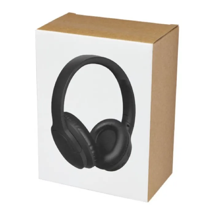 Gift Campaign Cuffie wireless realizzate in plastica riciclata con microfono Loop> Gadget Palestra|Cuffie Personalizzate