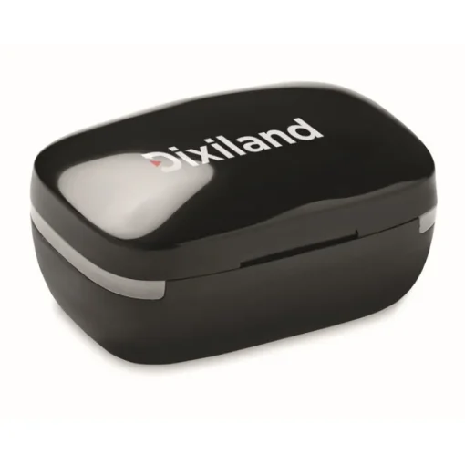 Gift Campaign Cuffiette TWS personalizzati con custodia di ricarica da 180 mAh Small> Auricolari Personalizzati