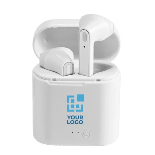 Gift Campaign Cuffiette wireless bluetooth 5.0 personalizzate con logo Shuffle> Gadget Palestra|Auricolari Personalizzati