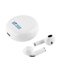Gift Campaign Cuffiette wireless con connessione Bluetooth 5.0 da 30mAh con custodia></noscript> Auricolari Personalizzati