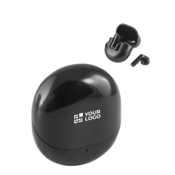 Gift Campaign Cuffiette wireless in ABS riciclato con BT5.3 e circa 12h di autonomia></noscript> Auricolari Personalizzati