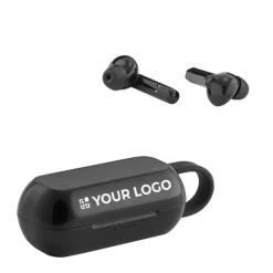 Gift Campaign Cuffiette wireless stereo personalizzati con bluetooth 5.0 BlackBox></noscript> Auricolari Personalizzati