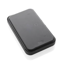 Gift Campaign Custodia da viaggio in PU riciclato RCS con caricatore wireless 3 in 1><noscript><img width=