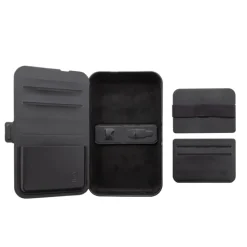 Gift Campaign Custodia da viaggio in PU riciclato RCS con caricatore wireless 3 in 1><noscript><img width=