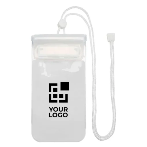 Gift Campaign Custodia impermeabile media in plastica per smartphone con cordino L> Gadget Da Mare|Lanyard E Porta Badge Personalizzati