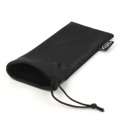 Gift Campaign Custodia nera per occhiali in rPET con chiusura a coulisse> Occhiali Da Sole Personalizzati