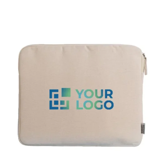 Gift Campaign Custodia per laptop 14'' realizzata in cotone riciclato GRS da 330g/m2> Custodie Per Pc