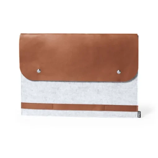 Gift Campaign Custodia per laptop in feltro RPET con patta in similpelle 14''> Custodie Per Pc
