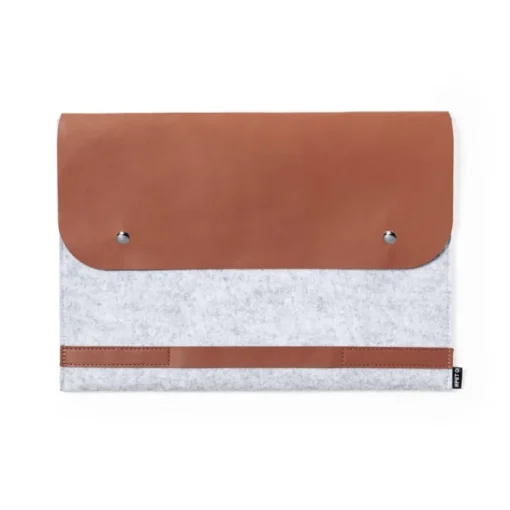 Gift Campaign Custodia per laptop in feltro RPET con patta in similpelle 14''> Custodie Per Pc
