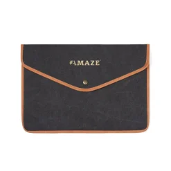 Gift Campaign Custodia per laptop in tela riciclata con bordi colorati 16''><noscript><img width=