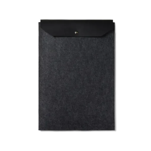 Gift Campaign Custodia per pc da 17'' in feltro riciclato con patta di chiusura in PU> Custodie Per Pc