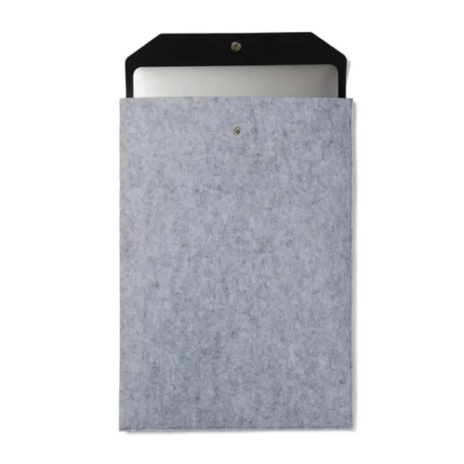 Gift Campaign Custodia per pc da 17'' in feltro riciclato con patta di chiusura in PU> Custodie Per Pc