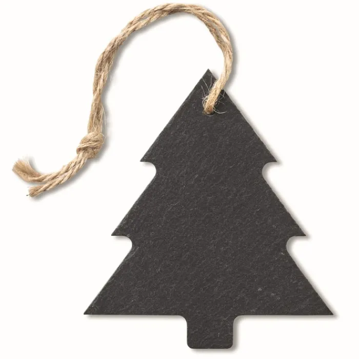 Gift Campaign Decorazione a forma di abete da appendere in ardesia Xmas Tree> Gadget Natalizi