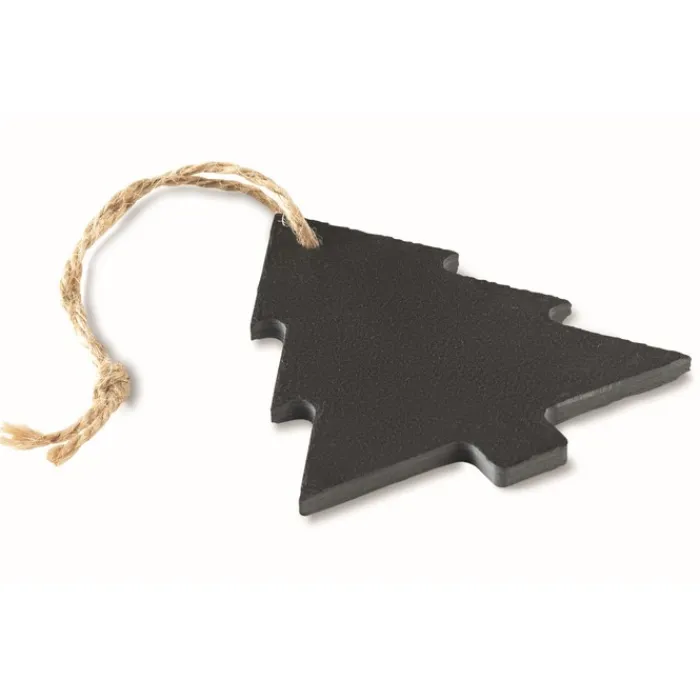 Gift Campaign Decorazione a forma di abete da appendere in ardesia Xmas Tree> Gadget Natalizi