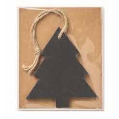 Gift Campaign Decorazione a forma di abete da appendere in ardesia Xmas Tree></noscript> Gadget Natalizi