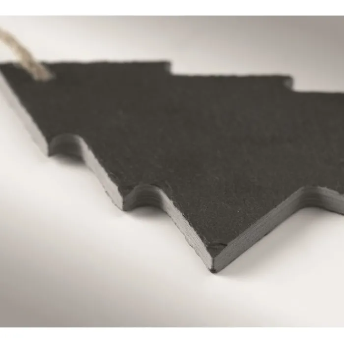 Gift Campaign Decorazione a forma di abete da appendere in ardesia Xmas Tree> Gadget Natalizi