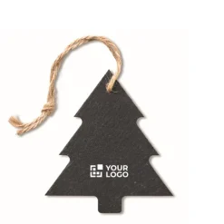 Gift Campaign Decorazione a forma di abete da appendere in ardesia Xmas Tree></noscript> Gadget Natalizi