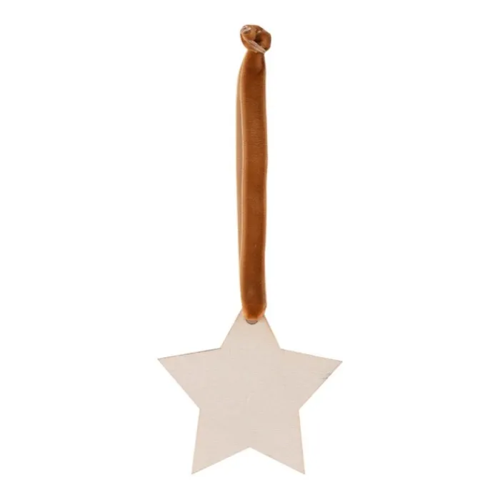 Gift Campaign Decorazione a forma di stella da appendere con nastro in velluto> Gadget Natalizi
