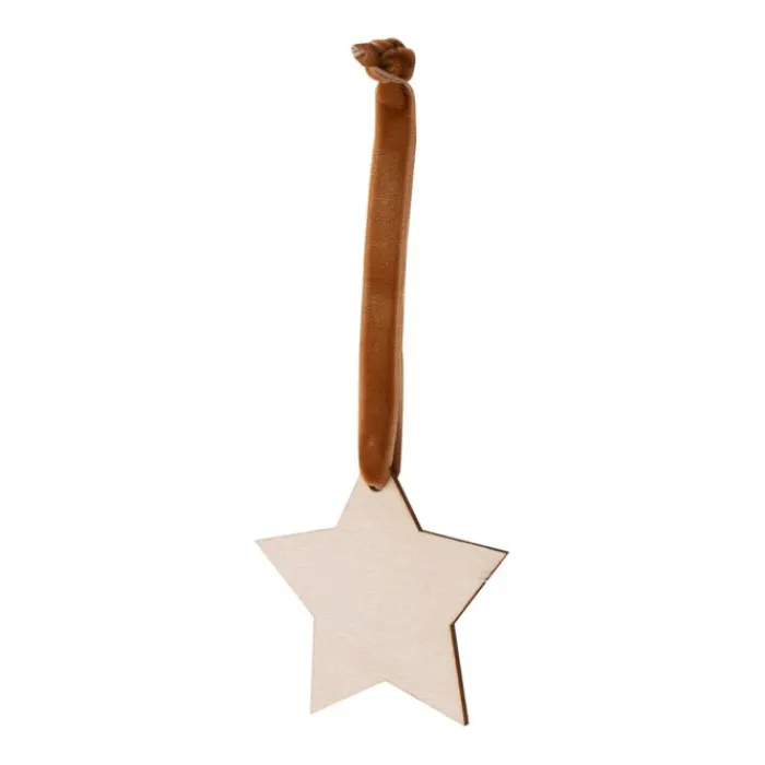 Gift Campaign Decorazione a forma di stella da appendere con nastro in velluto> Gadget Natalizi