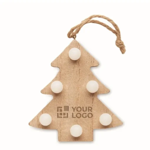 Gift Campaign Decorazione in a forma di albero di Natale con luci a LED> Gadget Natalizi