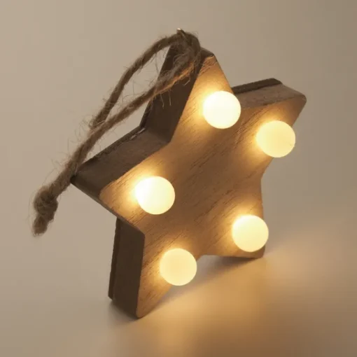 Gift Campaign Decorazione in a forma di stella con luci a LED> Gadget Natalizi