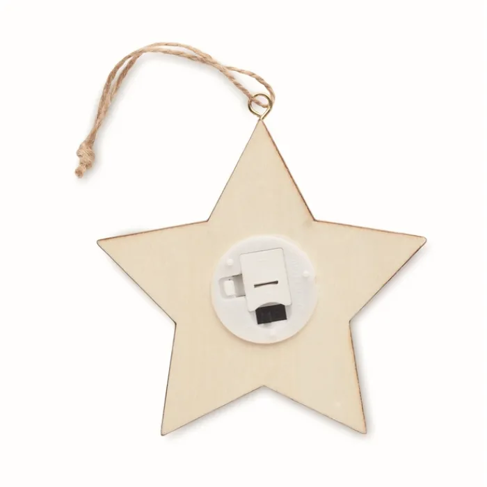Gift Campaign Decorazione natalizia a forma di stella in MD con luce> Gadget Natalizi