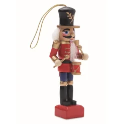 Gift Campaign Decorazione natalizia da appendere in legno a forma Schiaccianoci> Gadget Natalizi
