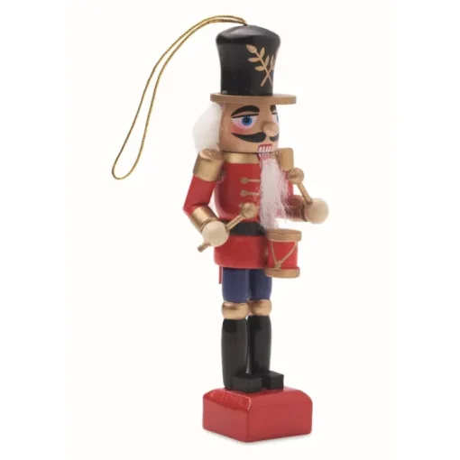 Gift Campaign Decorazione natalizia da appendere in legno a forma Schiaccianoci> Gadget Natalizi
