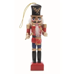 Gift Campaign Decorazione natalizia da appendere in legno a forma Schiaccianoci> Gadget Natalizi