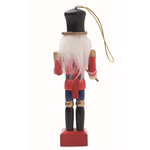 Gift Campaign Decorazione natalizia da appendere in legno a forma Schiaccianoci> Gadget Natalizi