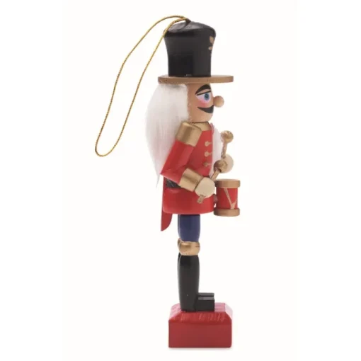 Gift Campaign Decorazione natalizia da appendere in legno a forma Schiaccianoci> Gadget Natalizi