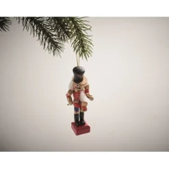 Gift Campaign Decorazione natalizia da appendere in legno a forma Schiaccianoci></noscript> Gadget Natalizi