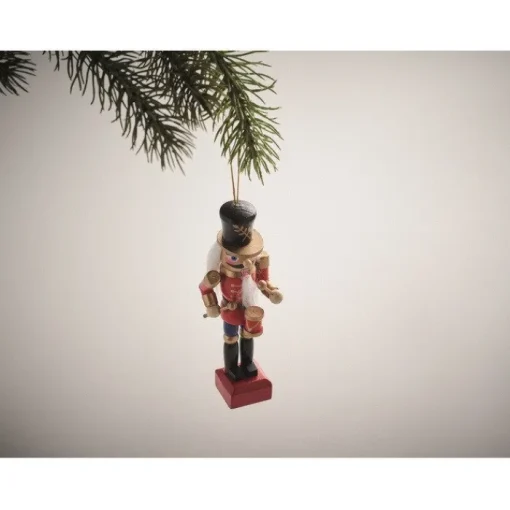 Gift Campaign Decorazione natalizia da appendere in legno a forma Schiaccianoci> Gadget Natalizi