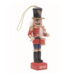 Gift Campaign Decorazione natalizia da appendere in legno a forma Schiaccianoci></noscript> Gadget Natalizi