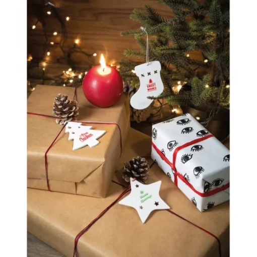 Gift Campaign Decorazione natalizia in legno a forma di abete da appendere Treetop> Gadget Natalizi