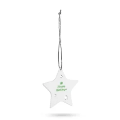 Gift Campaign Decorazione natalizia in legno a forma di stella da appendere Nova> Gadget Natalizi