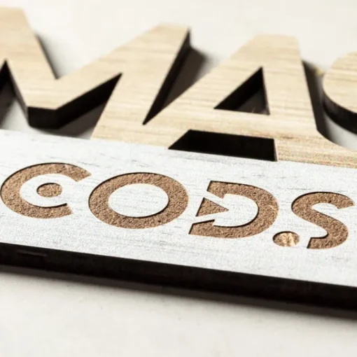 Gift Campaign Decorazione natalizia in legno con finitura bicolore Xmas Tree Wood> Gadget Natalizi