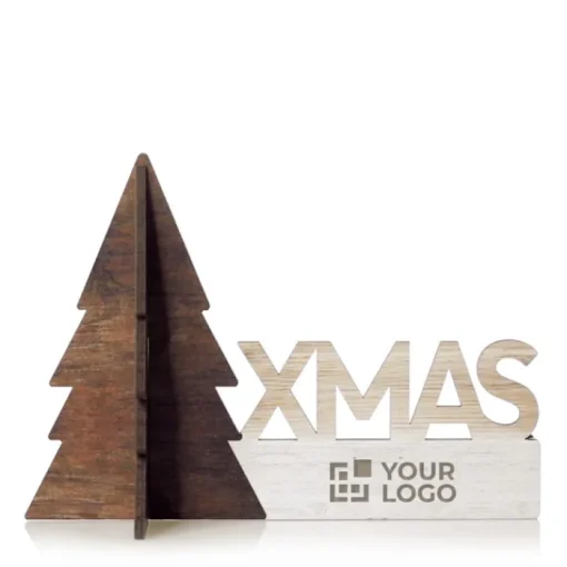 Gift Campaign Decorazione natalizia in legno con finitura bicolore Xmas Tree Wood> Gadget Natalizi