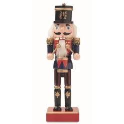 Gift Campaign Decorazione natalizia in legno a forma del classico Schiaccianoci> Gadget Natalizi