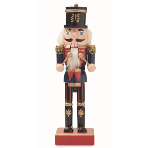 Gift Campaign Decorazione natalizia in legno a forma del classico Schiaccianoci> Gadget Natalizi