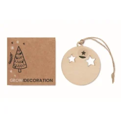 Gift Campaign Decorazione natalizia in a forma di pallina con cordino in juta> Gadget Natalizi