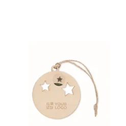 Gift Campaign Decorazione natalizia in a forma di pallina con cordino in juta></noscript> Gadget Natalizi