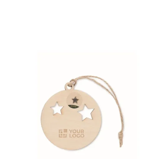 Gift Campaign Decorazione natalizia in a forma di pallina con cordino in juta> Gadget Natalizi