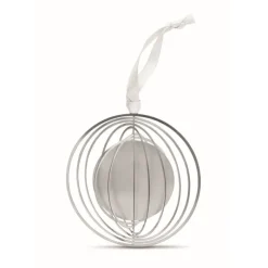 Gift Campaign Decorazione rotonda promozionale realizzata in acciaio inox Round> Gadget Natalizi