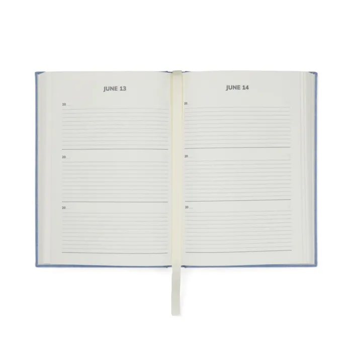 Gift Campaign Diario A5 con copertura in tessuto e fogli a righe di carta riciclata> Taccuini Ecologici|Quaderni A5