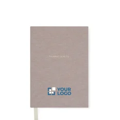 Gift Campaign Diario A5 con copertura in tessuto e fogli a righe con domande> Taccuini Ecologici|Quaderni A5